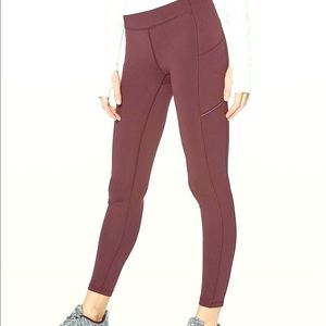 Maroon Lululemon leggings size 6